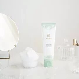 Лечебная пенка с сеточкой для умывания, Balancing Acne Care Face Wash, Ystella, 120 гр.