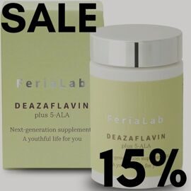 Комплекс с деазафлавином и 5-ALA, DEAZAFLAVIN plus 5-ALA Feria Lab, 30 капсул.